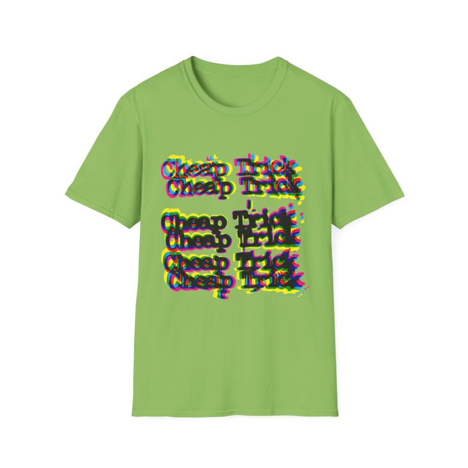 Cheap Trick 3d Logo Unisex Softstyle T-Shirt