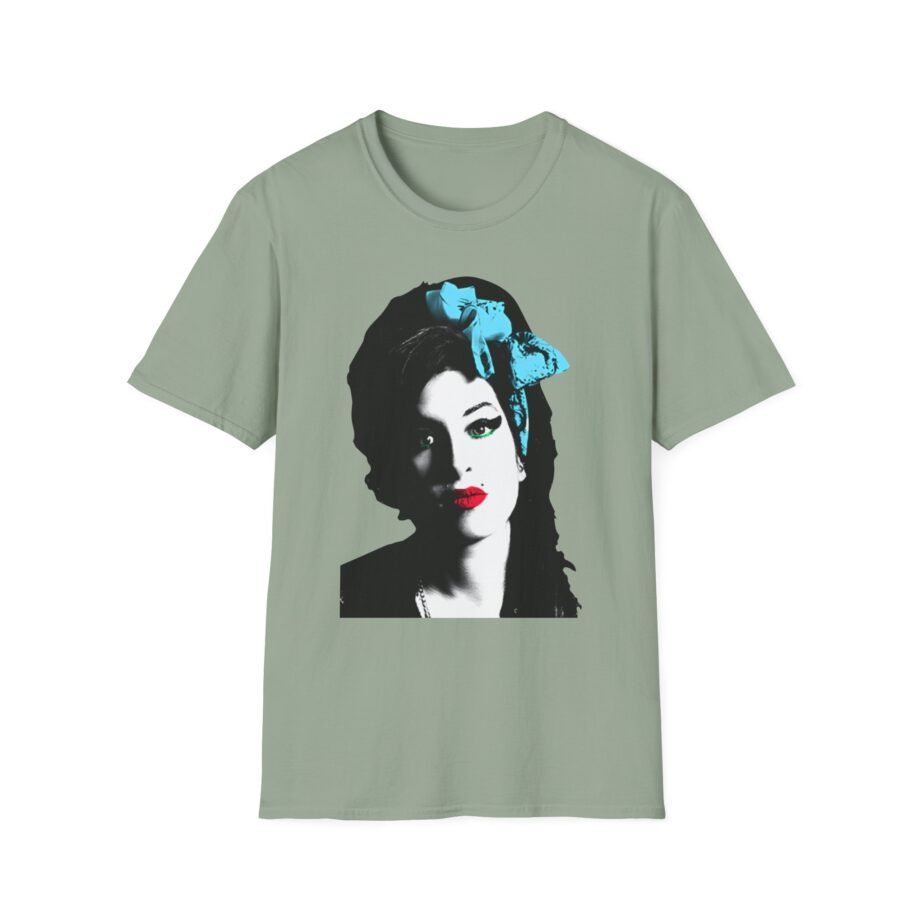 Amy Winehouse Portrait Unisex Softstyle T-Shirt