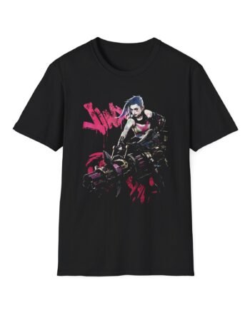 Arcane League of Legends Jinx Champion Unisex Softstyle T-Shirt