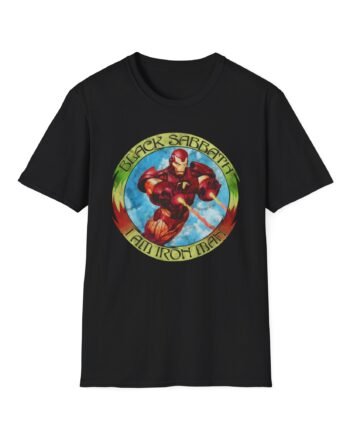 BS Iron Man Circle Unisex Softstyle T-Shirt