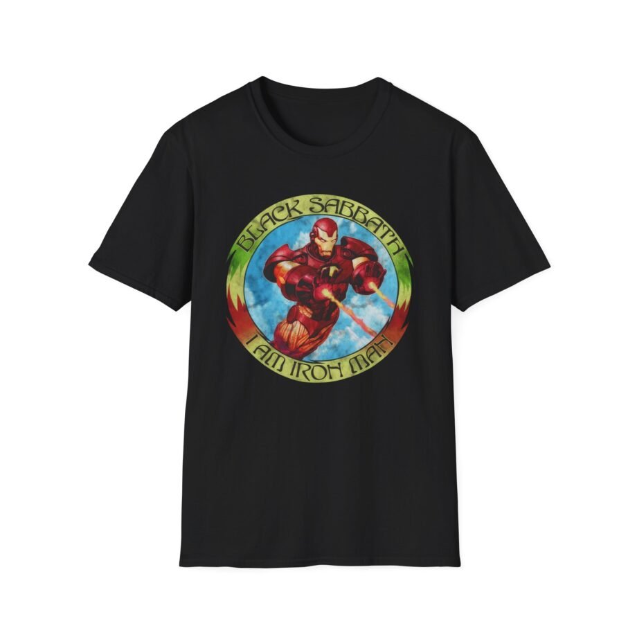BS Iron Man Circle Unisex Softstyle T-Shirt