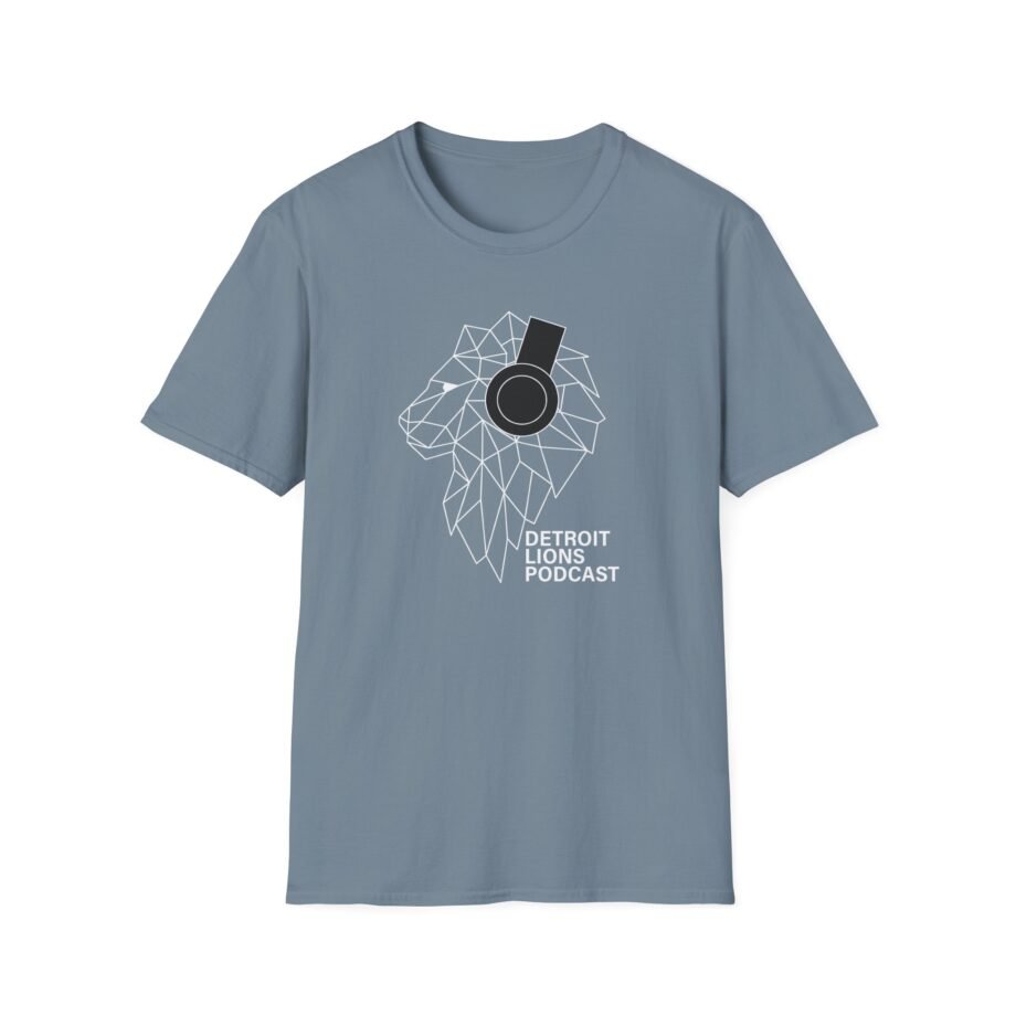Detroit Lions Dlp Logo Unisex Softstyle T-Shirt