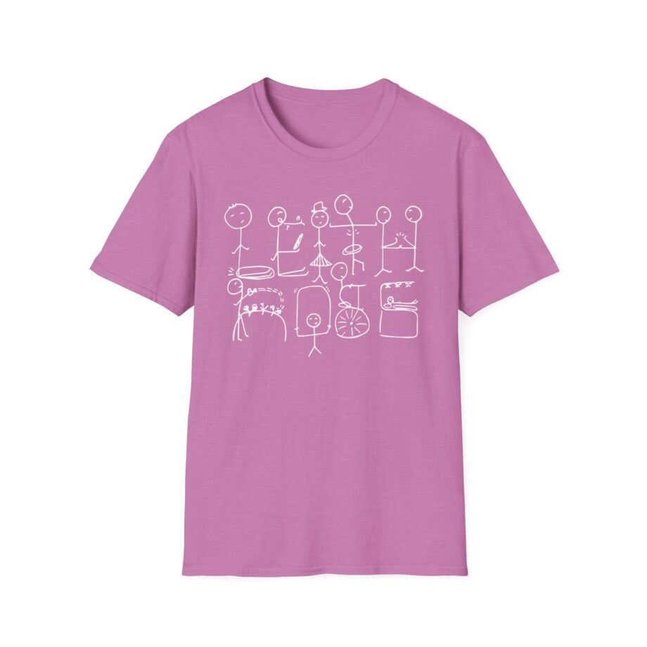 Leith Ross Stick Figures  Unisex Softstyle T-Shirt