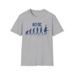 Acdc Evolution of Rock Unisex Softstyle T-Shirt