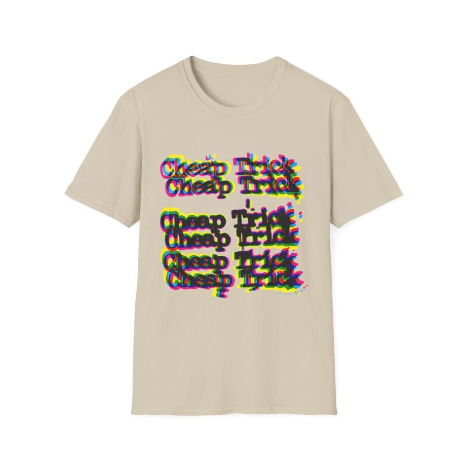 Cheap Trick 3d Logo Unisex Softstyle T-Shirt