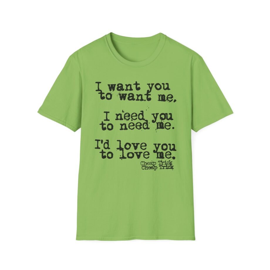 Cheap Trick I Want You to Want Me Unisex Softstyle T-Shirt