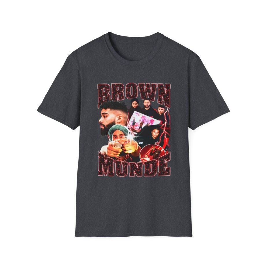 AP Dhillon Brown Munde Unisex Softstyle T-Shirt