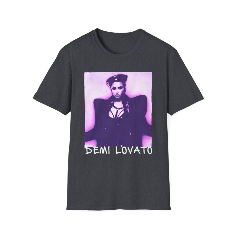 Demi Lovato Lilac Gradient Photo Unisex Softstyle T-Shirt