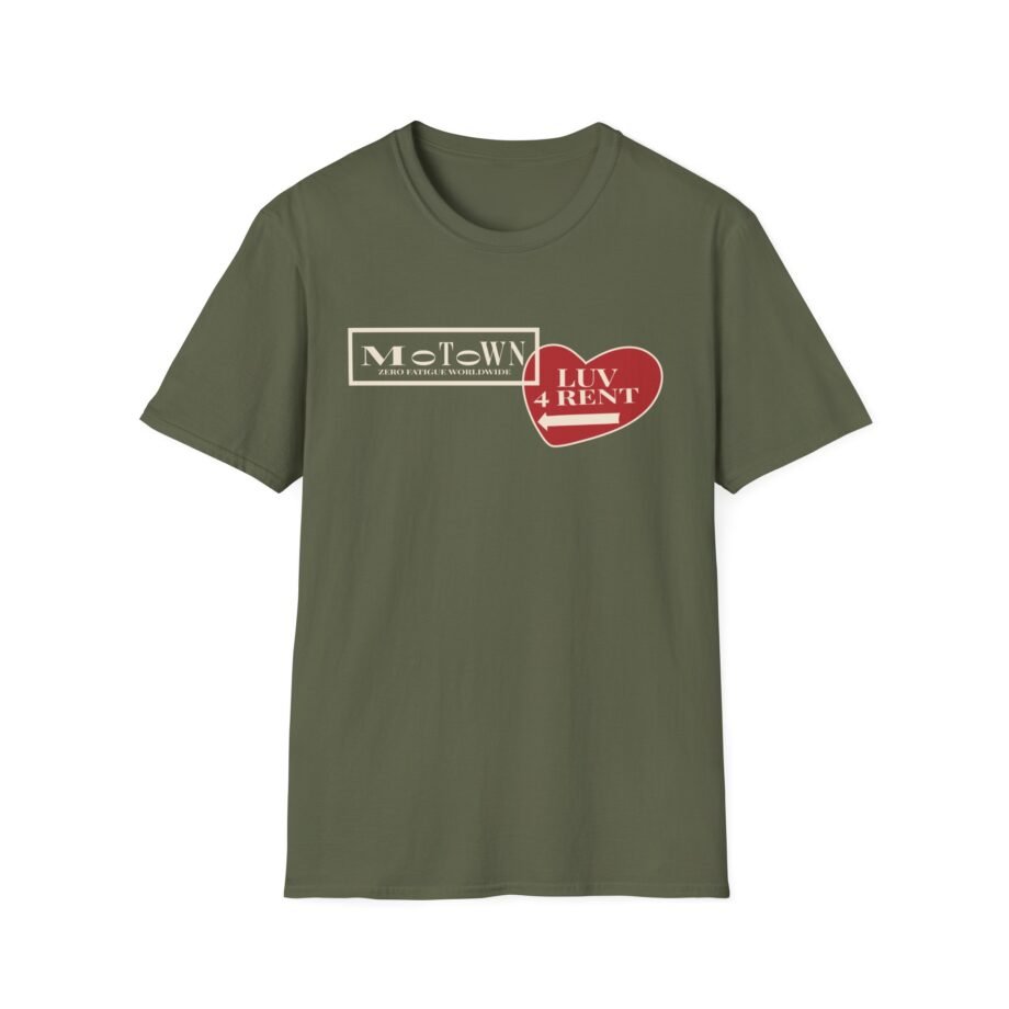 Motown Records Luv 4 Rent Unisex Soft-style T-shirt