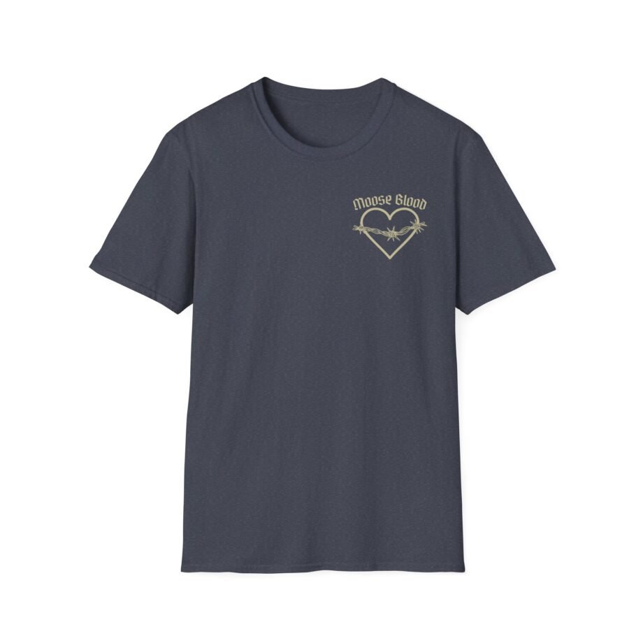 Moose Blood Barbed Wire Heart Unisex Softstyle T-Shirt