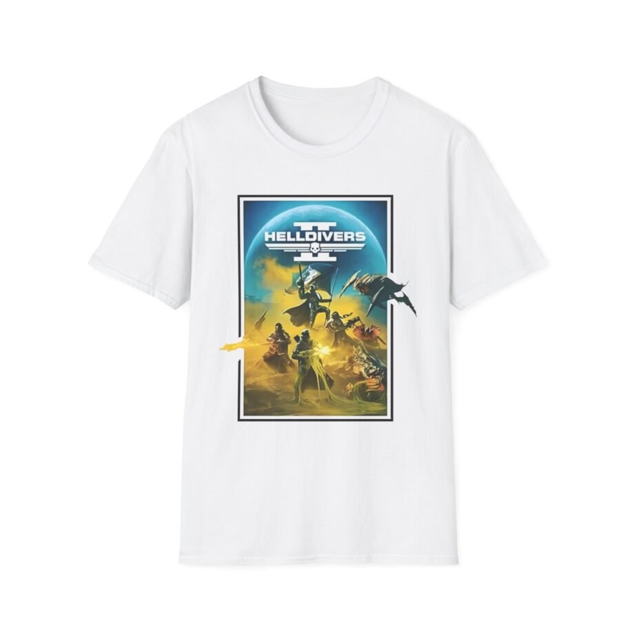 Helldivers Key Art Unisex Softstyle T-Shirt