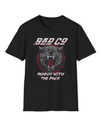Bad Company Runnin' With the Pack Wolf Unisex Softstyle T-Shirt