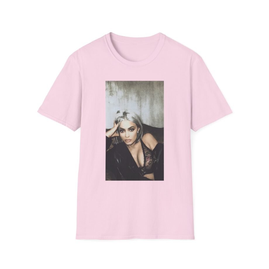 Kylie Jenner Kylie & Kendall Lace & Leather Unisex Softstyle T-Shirt