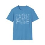 Leith Ross Stick Figures  Unisex Softstyle T-Shirt