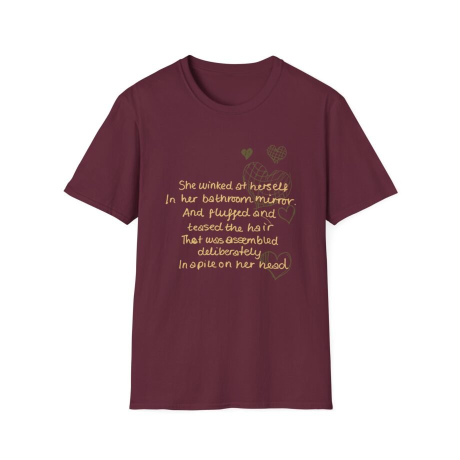 Amy Winehouse Poem Unisex Softstyle T-Shirt