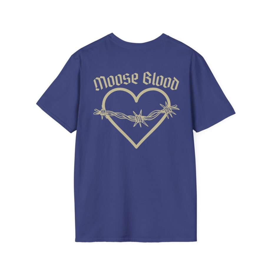 Moose Blood Barbed Wire Heart Unisex Softstyle T-Shirt