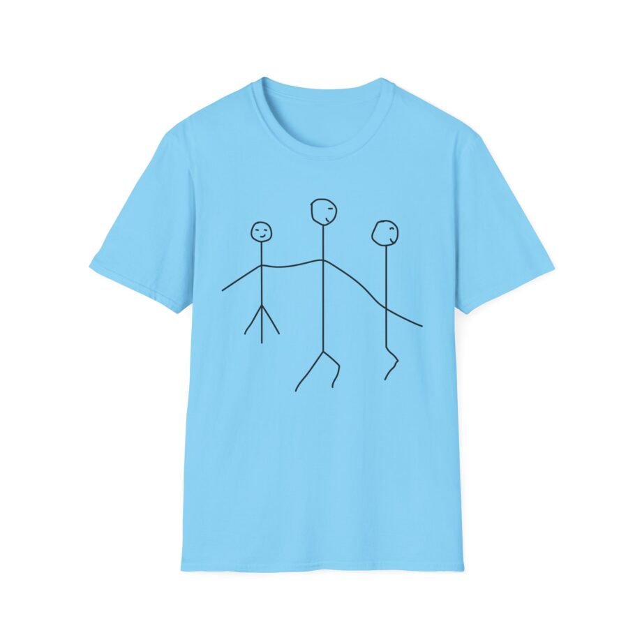 Leith Ross Stick Figures Unisex Softstyle T-Shirt