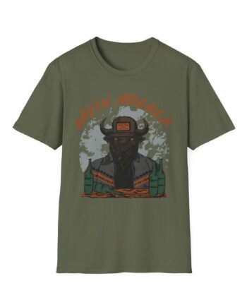 Gavin Adcock Graphite Bull Unisex Softstyle T-Shirt