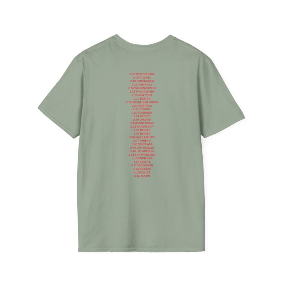 Stephen Sanchez Tour Ringer Unisex Softstyle T-Shirt