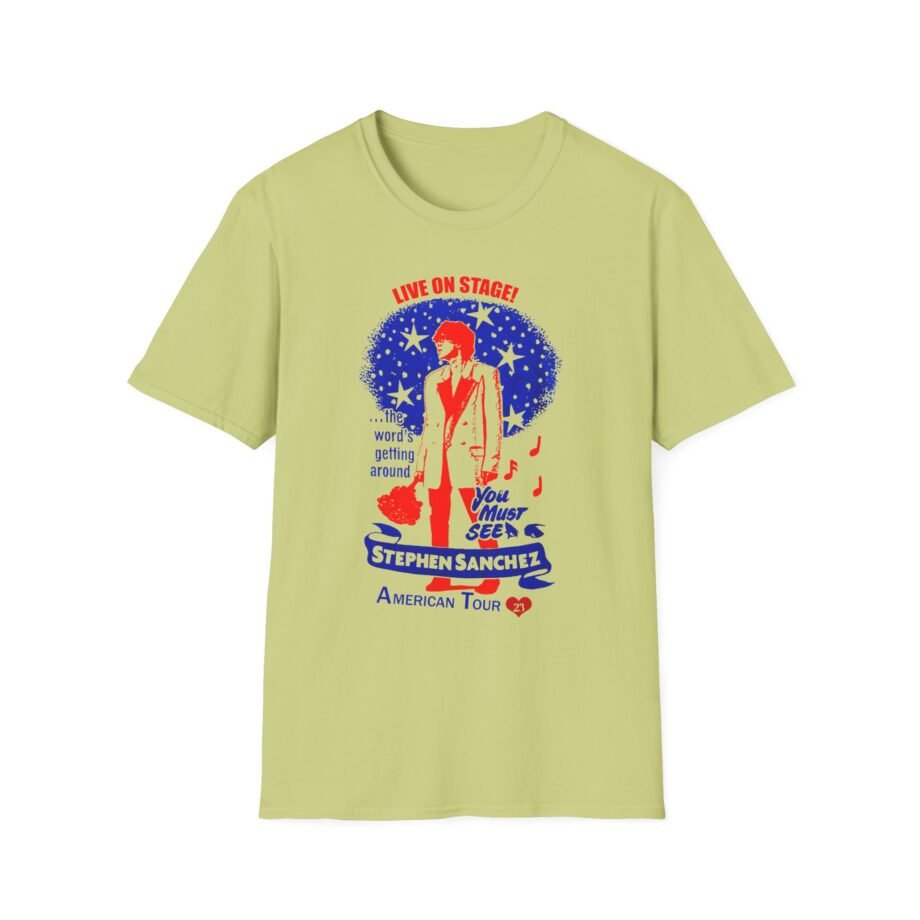 Stephen Sanchez Tour Ringer Unisex Softstyle T-Shirt