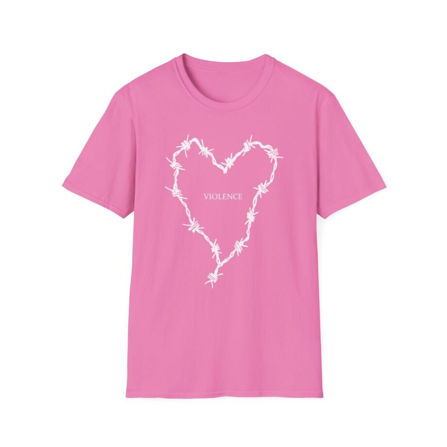Frank Iero Barbed Wire Hear Unisex Softstyle T-Shirt