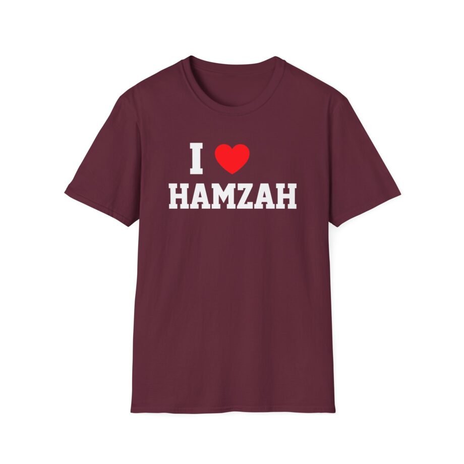 I Love Hamza Unisex Softstyle T-Shirt