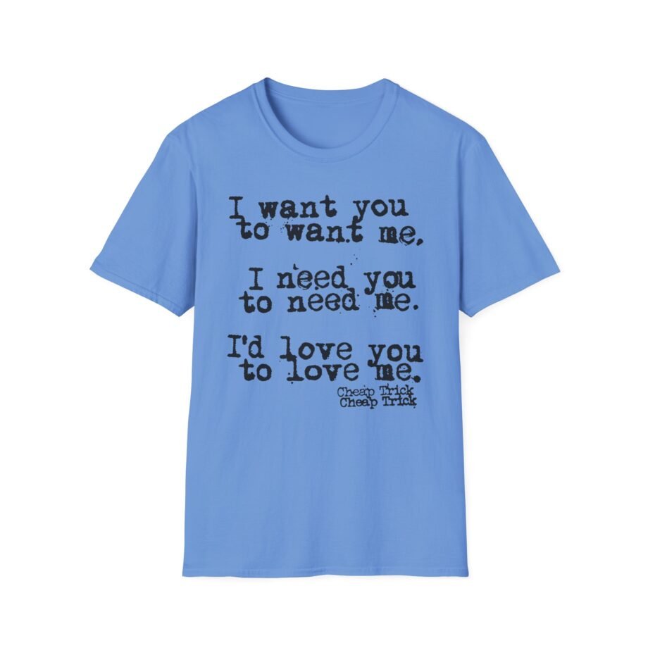 Cheap Trick I Want You to Want Me Unisex Softstyle T-Shirt