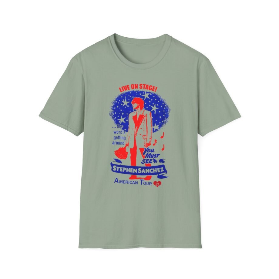 Stephen Sanchez Tour Ringer Unisex Softstyle T-Shirt