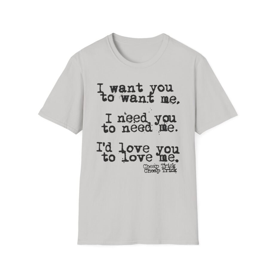 Cheap Trick I Want You to Want Me Unisex Softstyle T-Shirt