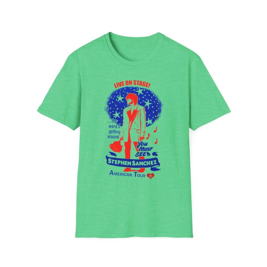 Stephen Sanchez Tour Ringer Unisex Softstyle T-Shirt