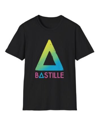 Bastille Rainbow Logo Unisex Softstyle T-Shirt
