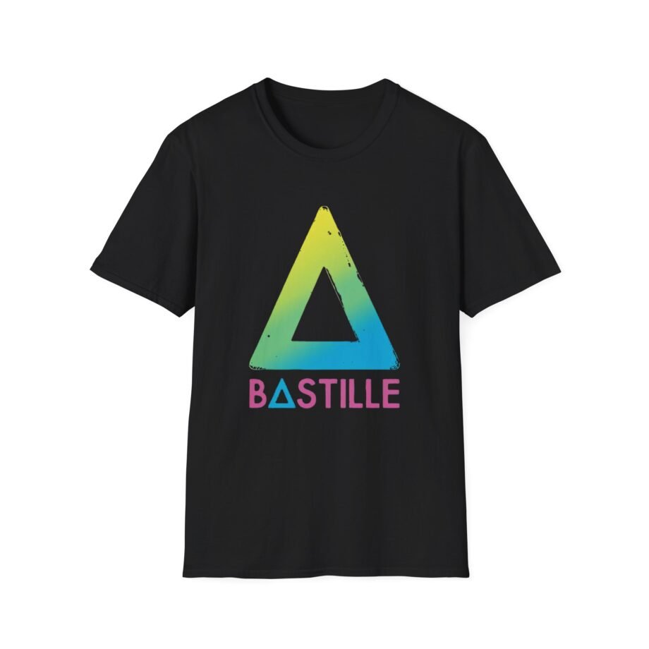 Bastille Rainbow Logo Unisex Softstyle T-Shirt