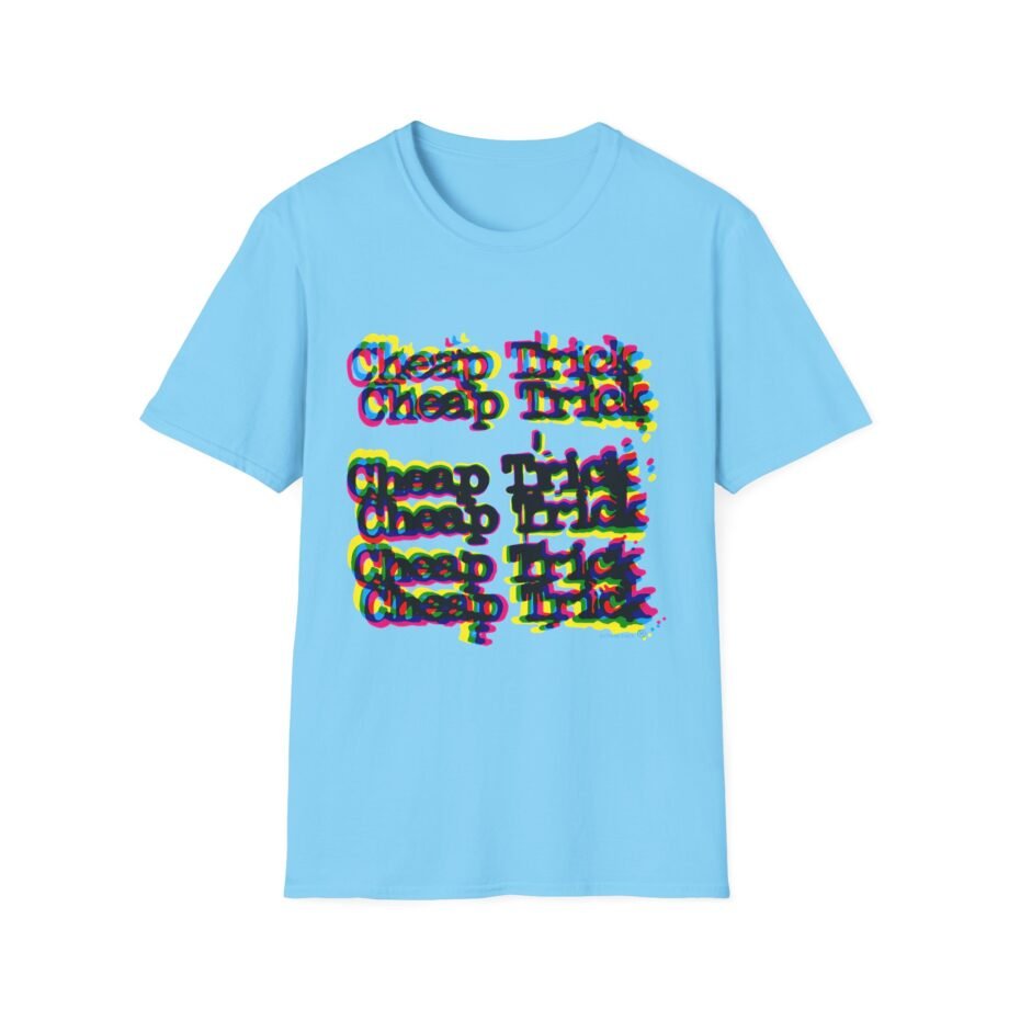 Cheap Trick 3d Logo Unisex Softstyle T-Shirt