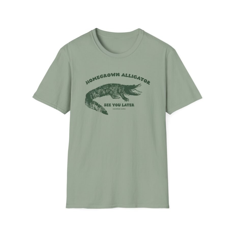 George Ezra Home Grown Alligator Unisex Softstyle T-Shirt