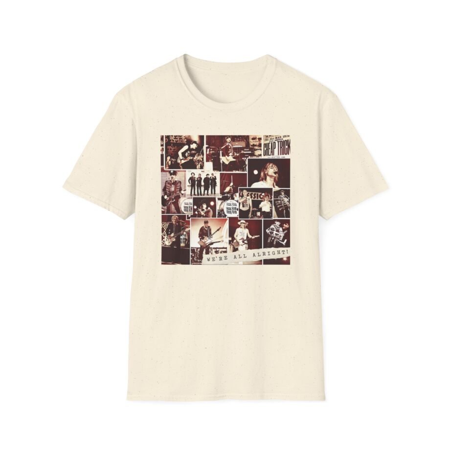 Cheap Trick Photo Collage Unisex Softstyle T-Shirt