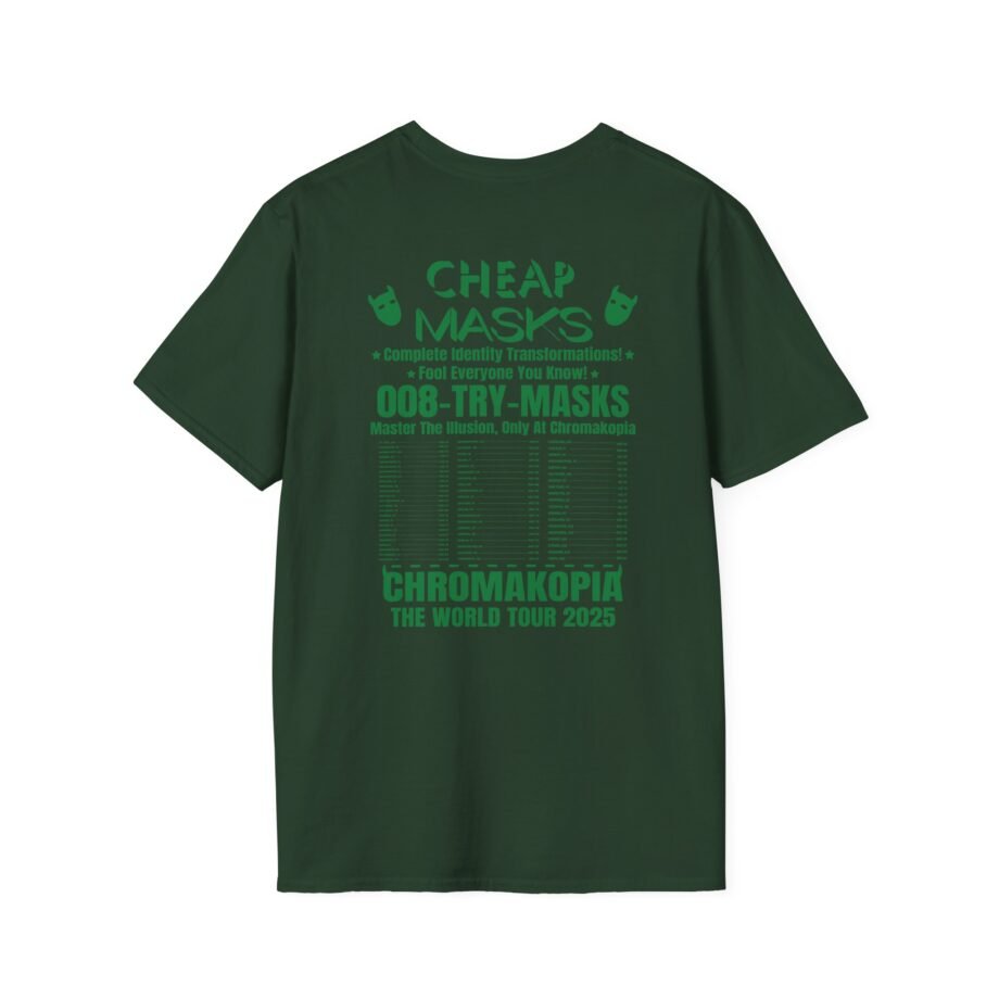 Chromakopia Cheap Masks Signature Tour Unisex Softstyle T-Shirt