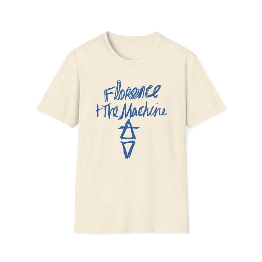 Florence and the Machine Hand Drawn Logo Unisex Softstyle T-Shirt