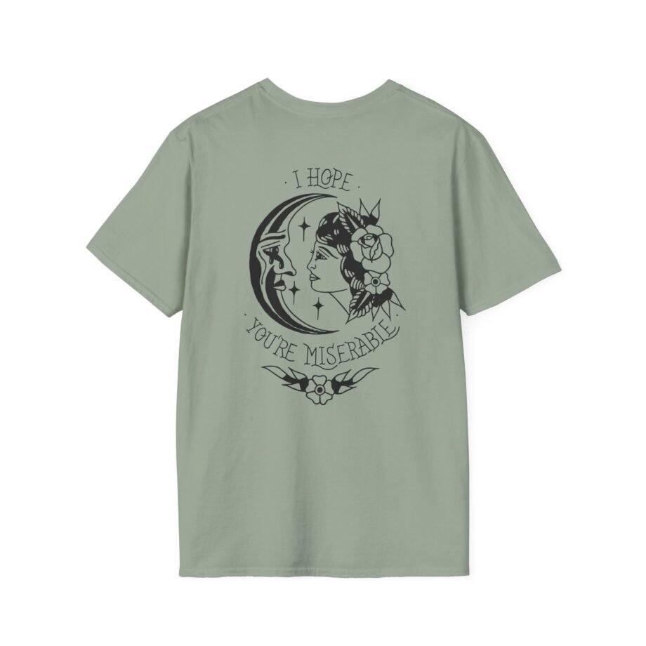 Moose Blood Traditional Tattoo Desig Unisex Softstyle T-Shirt