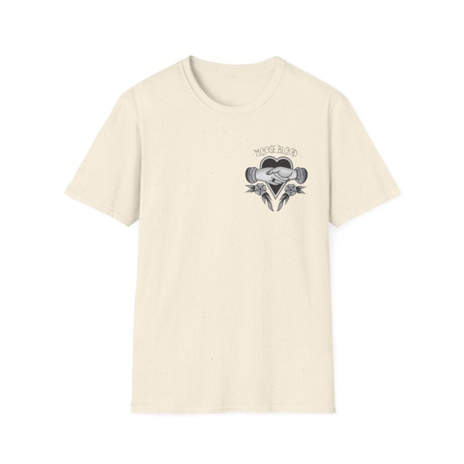 Moose Blood Traditional Tattoo Desig Unisex Softstyle T-Shirt