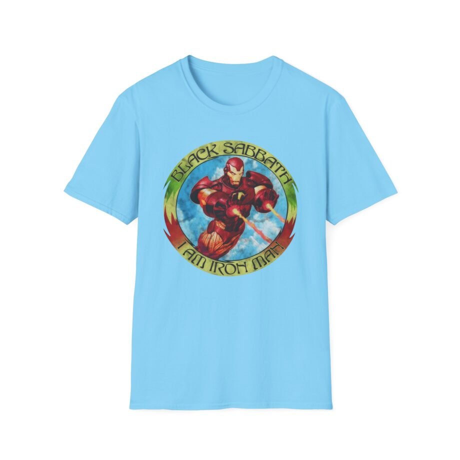 BS Iron Man Circle Unisex Softstyle T-Shirt