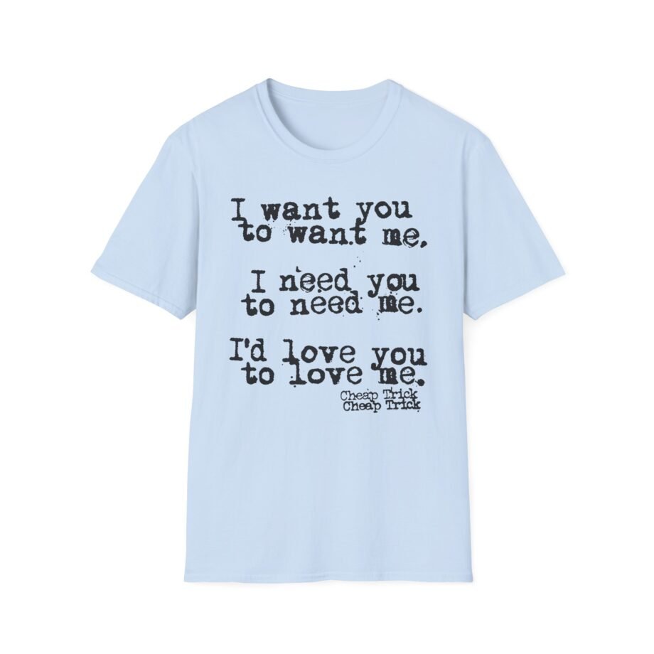 Cheap Trick I Want You to Want Me Unisex Softstyle T-Shirt
