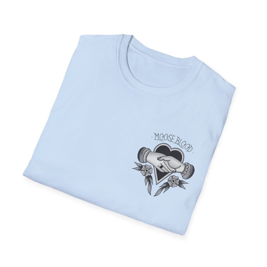 Moose Blood Traditional Tattoo Desig Unisex Softstyle T-Shirt