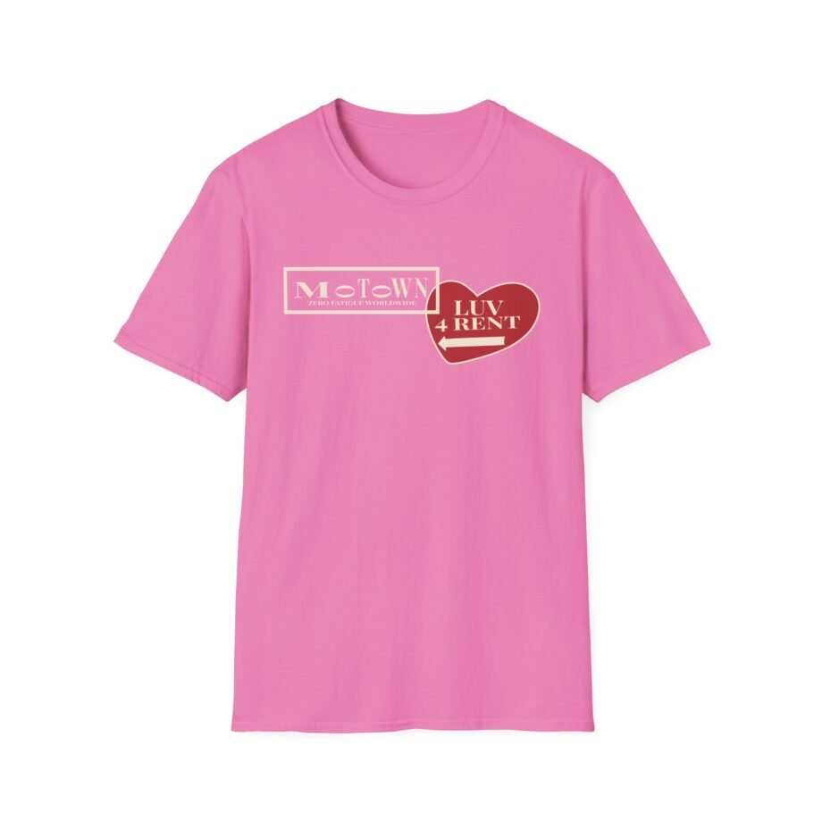 Motown Records Luv 4 Rent Unisex Soft-style T-shirt