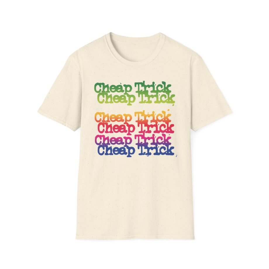 Cheap Trick Rainbow Unisex Softstyle T-Shirt
