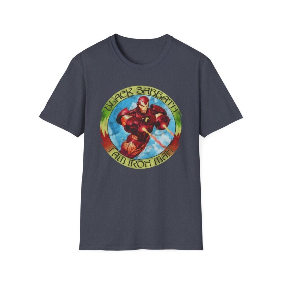 BS Iron Man Circle Unisex Softstyle T-Shirt