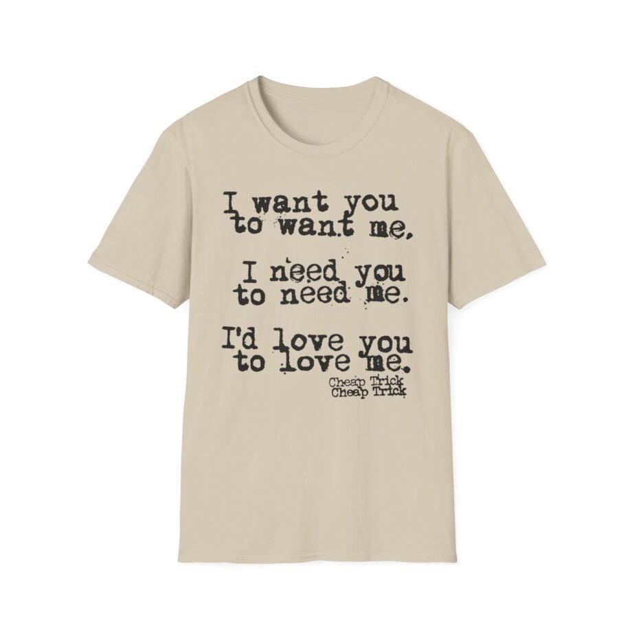 Cheap Trick I Want You to Want Me Unisex Softstyle T-Shirt