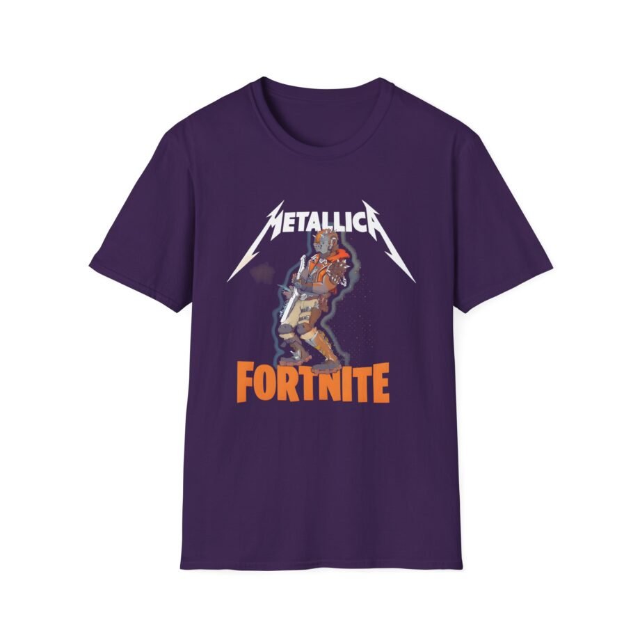 Fortnite X Metallica Fire Unisex Softstyle T-Shirt