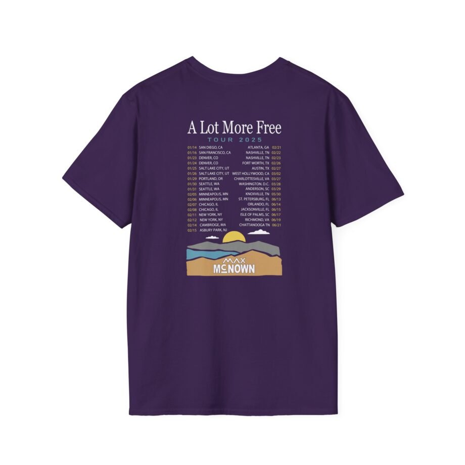 Max Mcnown US Tour Unisex Softstyle T-shirt