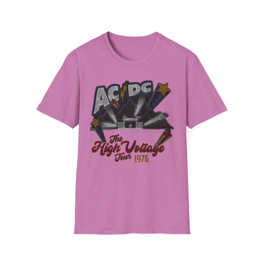 Acdc the High Voltage Tour Unisex Softstyle T-Shirt