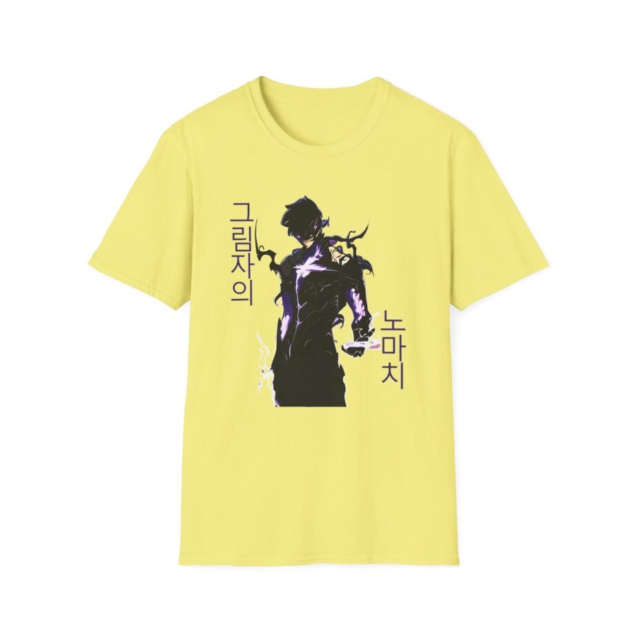 Solo Leveling Hunter Sung Jin Woo Unisex Softstyle T-Shirt